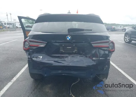 2022 BMW X3 xDrive30I из США, поврежденный, VIN 5UX53DP05N9M46219